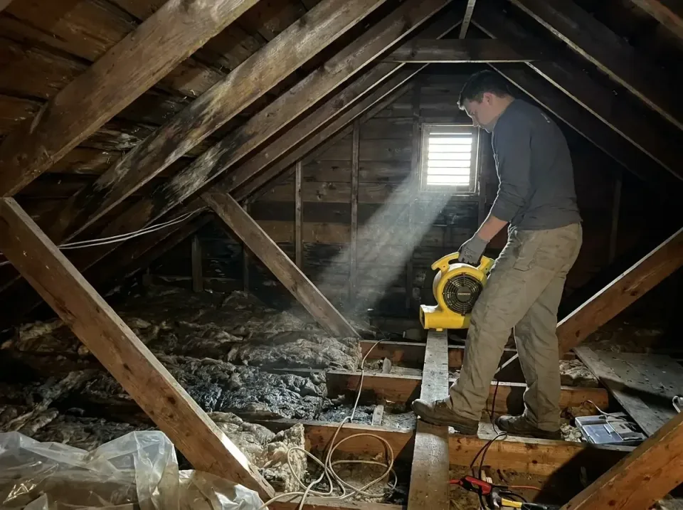attic-water-damage-drying-proc-007 — frequently asked questions, Emergency Water Extraction & 24/7 Flood Response in Faribau…